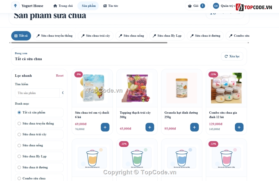bán,sữa chua,code bán sữa chua